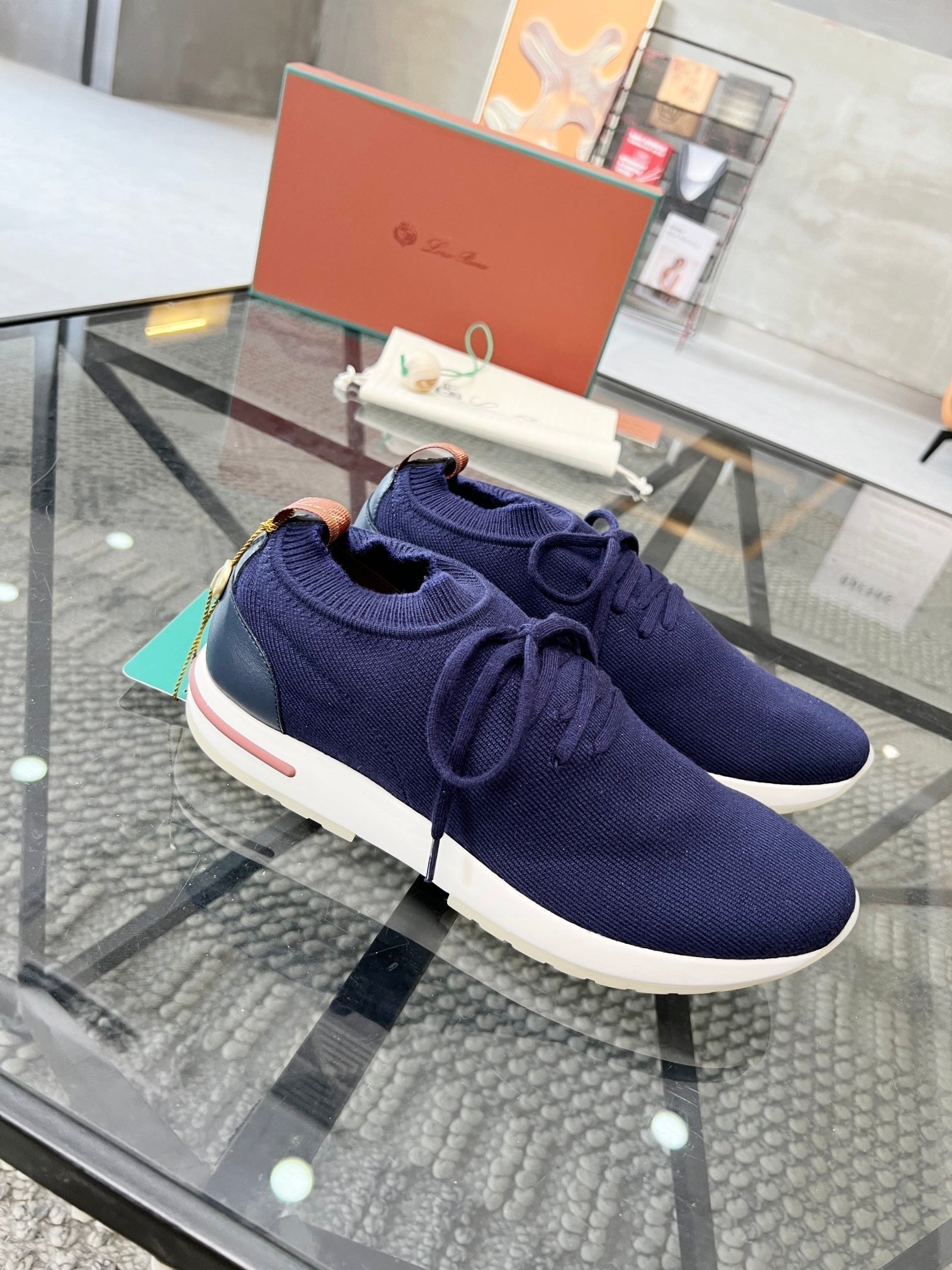 LP KINGS 360 FLEXY WALK SNEAKER NAVY WOOL