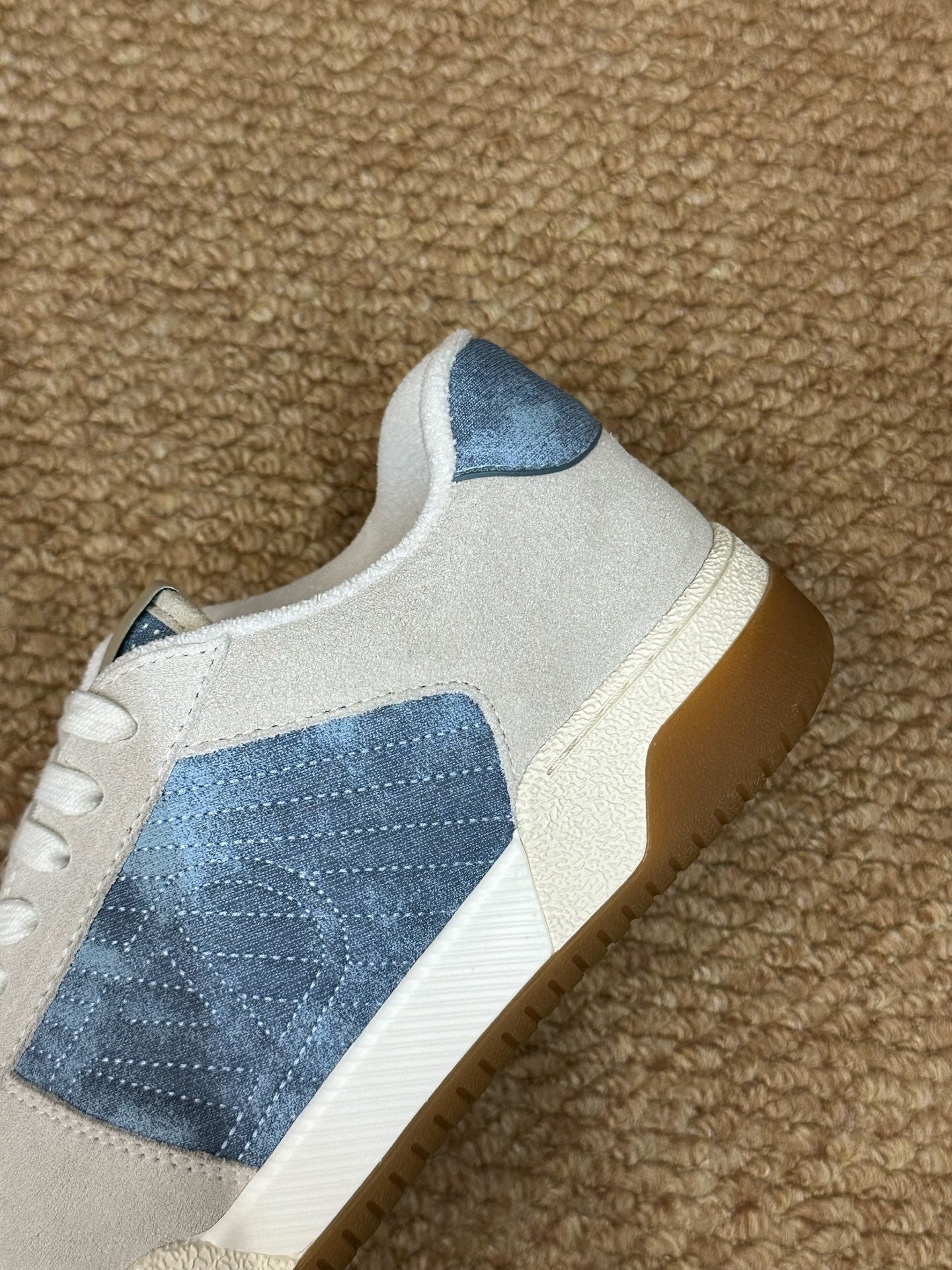 VLogo Upvillage Low-Top Sneakers Blue Grey Suede Denim 691443
