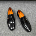 HM GIOVANNI LOAFER GLOSSY BLACK LAMBSKIN