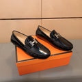 HM Men's Loafer Black Patent Leather 523209