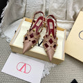 VT Studdy Kidskin Pumps 60mm Light Brown Goatskin 611370