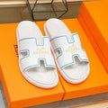 HM Men's Slide White Cowhide 544095