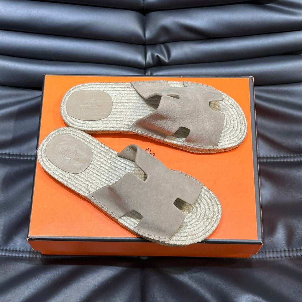 HM ANTIGUA ESPADRILLE SANDAL BEIGE SUEDE