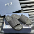 CD SLIDE ALIDAS SLIPPER BLACK JACQUARD AND SILK