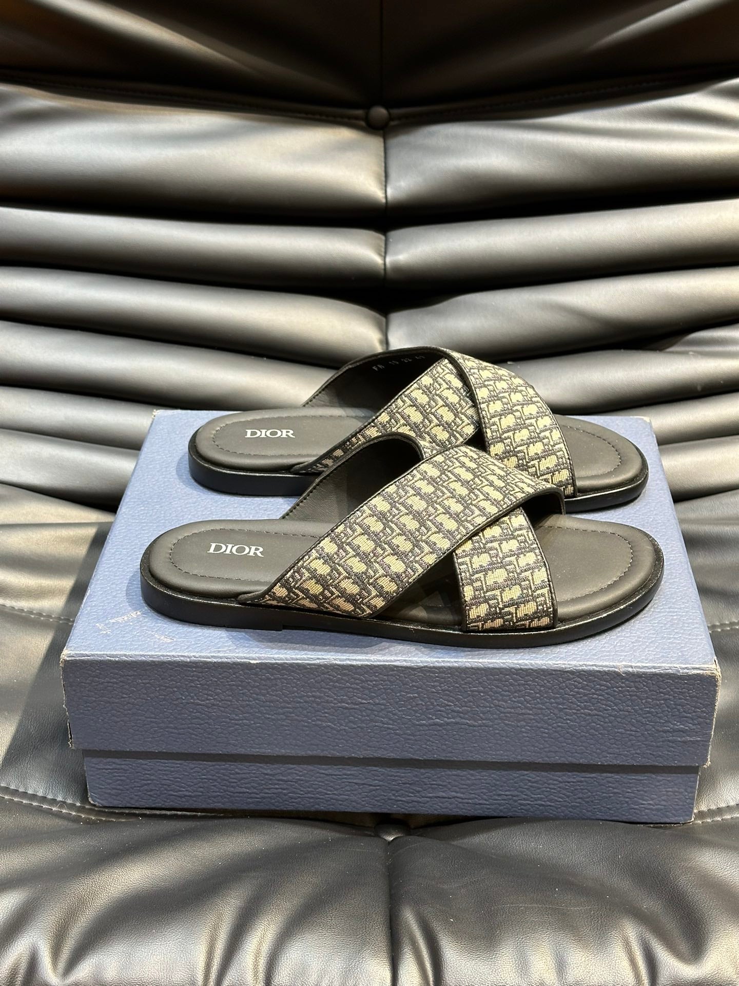 CD ALIAS SANDAL JUNIPER AND BEIGE JACQUARD