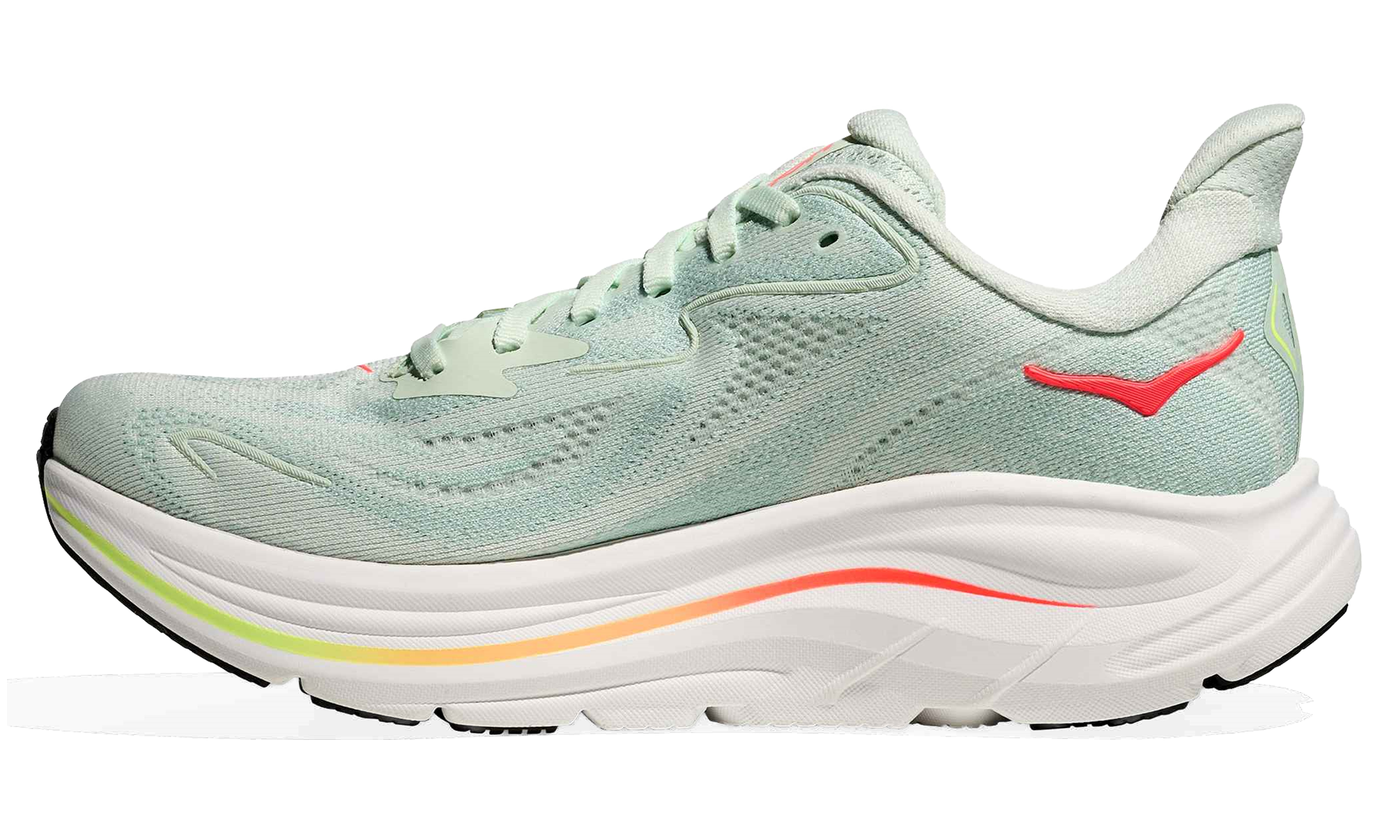Clifton 10 WMNS "Sea Glass Neon Flame" 1162031 SLSSN