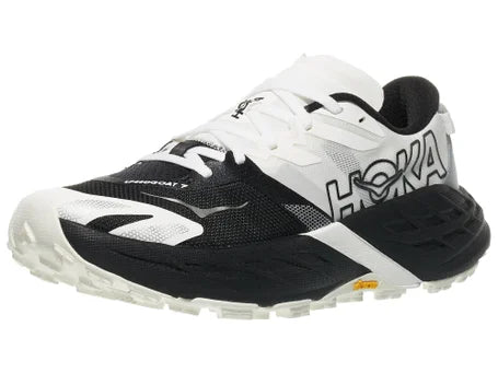 HOKA Women's Speedgoat 7 - BLACK / WHITE (Wide)