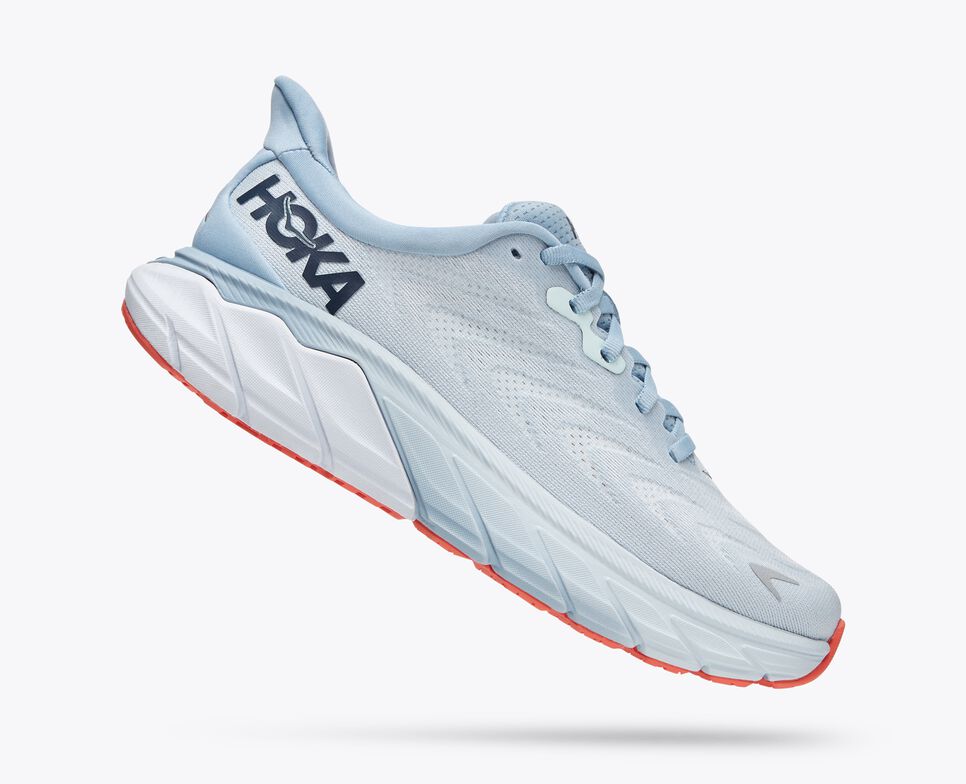Hoka Womens Arahi 6 Wide -Plein Air / Blue Fog (1123197-PABF)