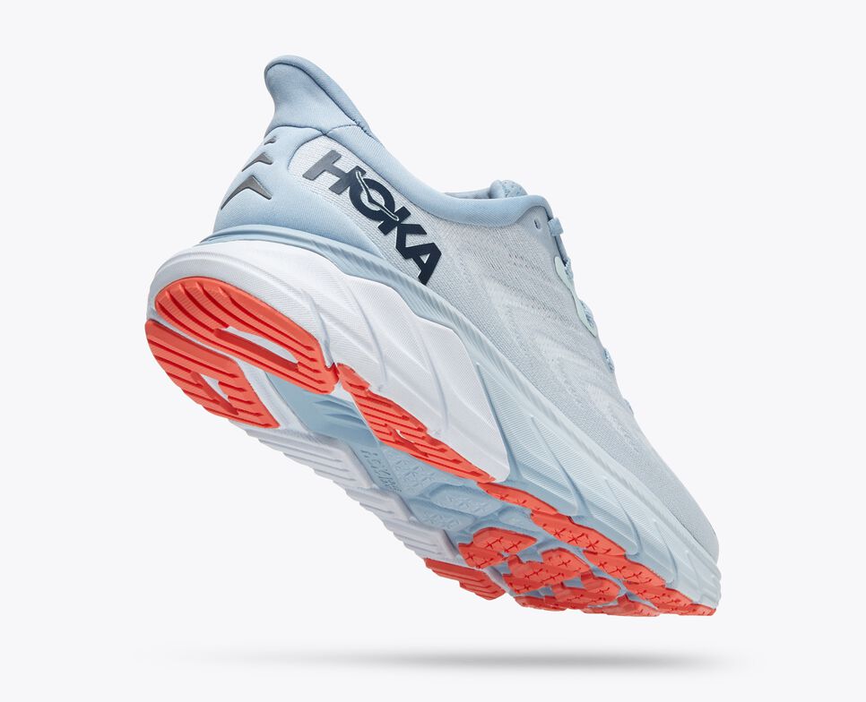Hoka Womens Arahi 6 Wide -Plein Air / Blue Fog (1123197-PABF)