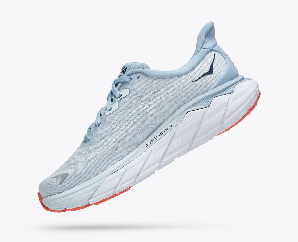Hoka Womens Arahi 6 Wide -Plein Air / Blue Fog (1123197-PABF)